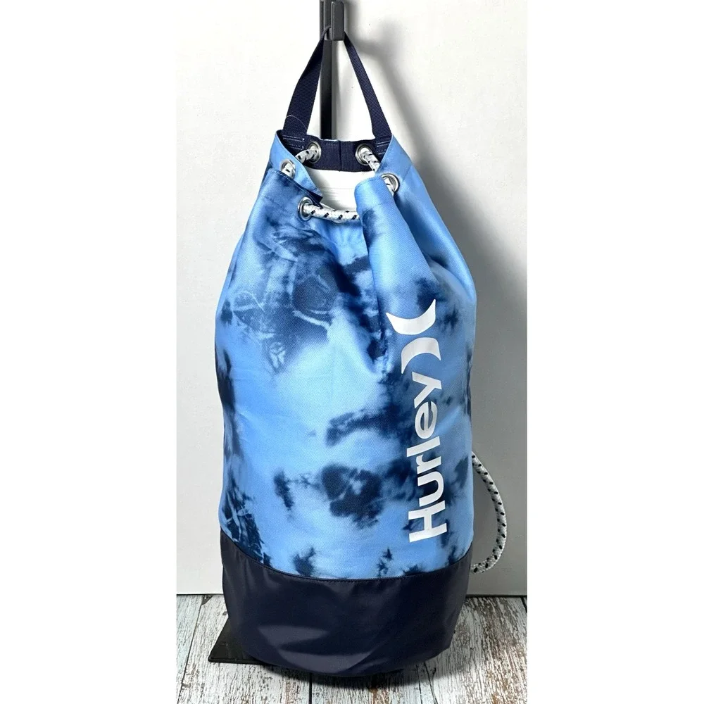 Gym Bag by Hurley Men's One and Only Drawstring Bag, Blue‎ Gaze 19